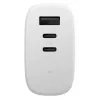 „Fast GaN“ įkroviklis „Native Union Fast Gan Charger Pd 67W“ baltas, tarpt. 2C1A USB‑C 2 prievadai 67 W AC 100–240 V apsauga nuo viršsrovių, viršįtampių, perkaitimo