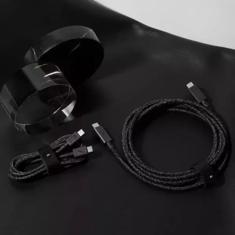 USB-C laidas Native Union BELT-C-ZEB-2-NP 1,2 m USB-C į USB-C juoda/baltas