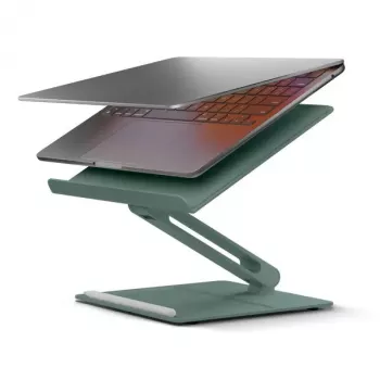 Nešiojamojo kompiuterio ir planšetės stovas native union HOME-STAND-GRN Aliuminis ir silikonas, žalias, maks. aukštis 60 cm, plotis 220 mm gylis 60 mm aukštis 259 mm