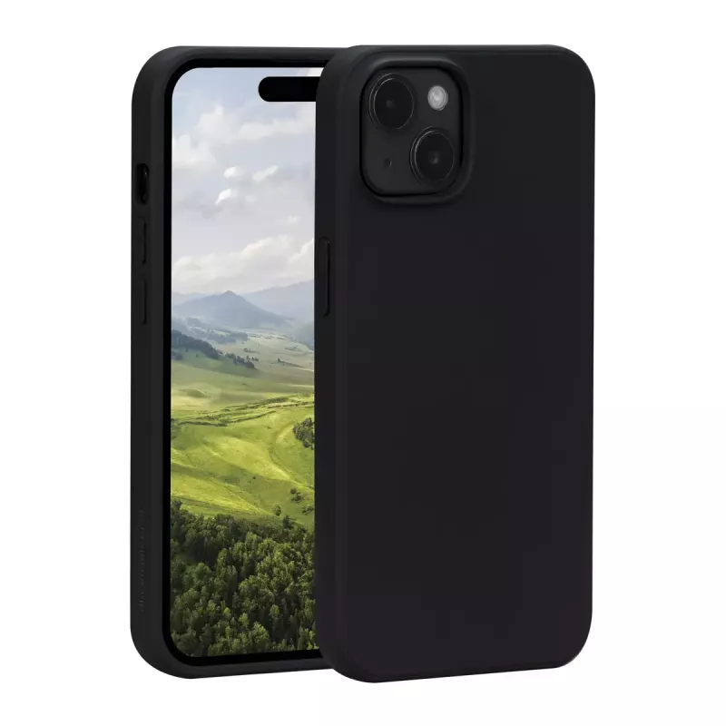 Dėklas dbramante1928 Greenland iPhone 15 Night Juoda vienspalvis