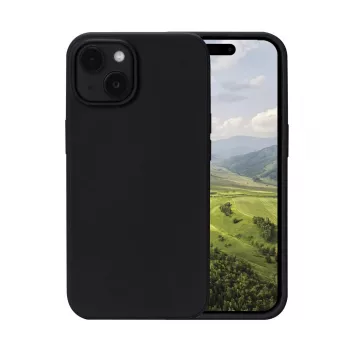 Dėklas dbramante1928 Greenland iPhone 15 Night Juoda vienspalvis