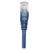 Intellinet tinklo kabelis, Cat5e, 0,5 m, mėlynas, CCA, U/UTP, PVC, RJ45, paauksuoti kontaktai, apsaugotas nuo užkliuvimo, apsaugotas įvorėmis, garantija visam naudojimo laikui