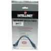 Intellinet tinklo kabelis, Cat5e, 0,5 m, mėlynas, CCA, U/UTP, PVC, RJ45, paauksuoti kontaktai, apsaugotas nuo užkliuvimo, apsaugotas įvorėmis, garantija visam naudojimo laikui