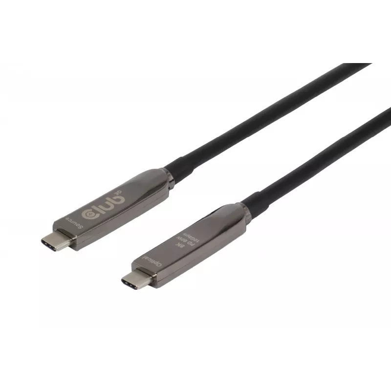 CLUB3D 15M Full-Feature USB-C® Kabelis / 49.21ft 8K60Hz 10Gbps 60W
