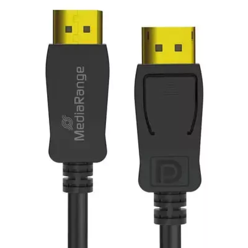 „DisplayPort“ laidas „MediaRange MRCS248“ 2 m, iš „DisplayPort“ į „DisplayPort“, juodas
