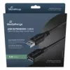 USB A į USB A kabelis MediaRange MRCS241 USB 3.2 Gen 1 (5 Gbit/s) 5 m Juodas