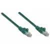 Intellinet tinklo komutacinis kabelis, Cat5e, 2m, Green, CCA, U/UTP, PVC, RJ45, Gold Plated Contacts, Snagless, Booted, Lifetime Warranty