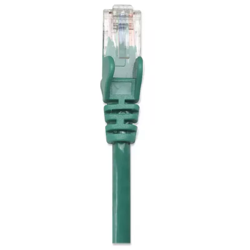 Intellinet tinklo komutacinis kabelis, Cat5e, 2m, Green, CCA, U/UTP, PVC, RJ45, Gold Plated Contacts, Snagless, Booted, Lifetime Warranty