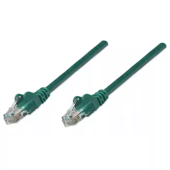 Intellinet tinklo komutacinis kabelis, Cat5e, 2m, Green, CCA, U/UTP, PVC, RJ45, Gold Plated Contacts, Snagless, Booted, Lifetime Warranty