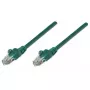 Intellinet tinklo komutacinis kabelis, Cat5e, 2m, Green, CCA, U/UTP, PVC, RJ45, Gold Plated Contacts, Snagless, Booted, Lifetime Warranty