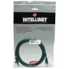 Intellinet tinklo komutacinis kabelis, Cat5e, 5 m, žalias, CCA, U/UTP, PVC, RJ45, paauksuoti kontaktai, nesikabinantis, su apsauginiais gaubteliais, garantija visam eksploatavimo laikui