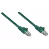 Intellinet tinklo komutacinis kabelis, Cat5e, 5 m, žalias, CCA, U/UTP, PVC, RJ45, paauksuoti kontaktai, nesikabinantis, su apsauginiais gaubteliais, garantija visam eksploatavimo laikui