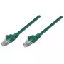 Intellinet tinklo komutacinis kabelis, Cat5e, 5 m, žalias, CCA, U/UTP, PVC, RJ45, paauksuoti kontaktai, nesikabinantis, su apsauginiais gaubteliais, garantija visam eksploatavimo laikui