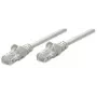 Intellinet tinklo kabelis, Cat6, 1,5 m, pilkas, CCA, U/UTP, PVC, RJ45, auksuoti kontaktai, užkabinimo apsauga, lieta apsauga, viso gyvenimo garantija