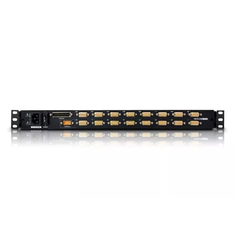 ATEN CL5716N stovo konsolė 48,3 cm (19 colių) juoda 1U