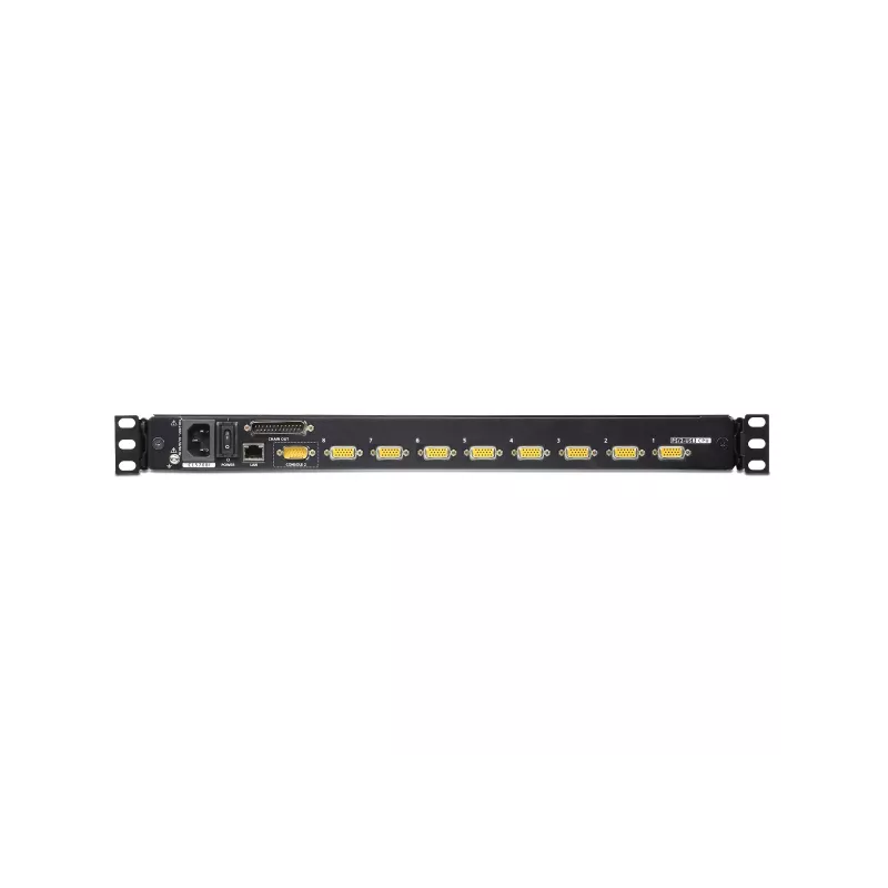 Rack konsolė ATEN CL5800N 19 colių (48,3 cm) LCD 1280x1024 VGA USB/PS2 klaviatūra ir pelė 1U Metal Black