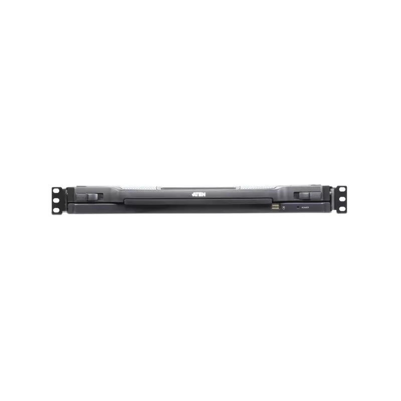 Rack konsolė ATEN CL5800N 19 colių (48,3 cm) LCD 1280x1024 VGA USB/PS2 klaviatūra ir pelė 1U Metal Black