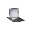Rack konsolė ATEN CL5800N 19 colių (48,3 cm) LCD 1280x1024 VGA USB/PS2 klaviatūra ir pelė 1U Metal Black
