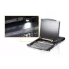 ATEN CL5800N stovo konsolė 48,3 cm (19 col.) 1280 x 1024 pikseliai Metalas Juoda 1U