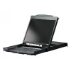 Stovo konsolė 19 colių ATEN CL5800N LCD 48,3 cm 1280x1024 VGA USB/PS/2 klaviatūra vokiečių/šveicarų 1U metalas