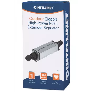 Lauko Gigabit PoE+ plėtiklis Intellinet 561211