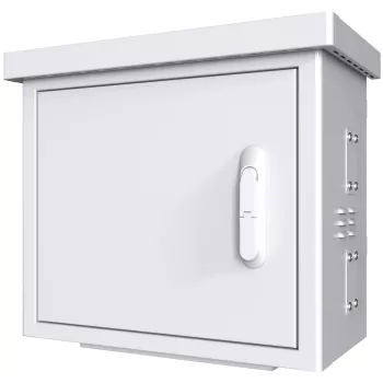 Rack cabinet Lanview RCCTV002 0U, IP66, 600×300×550 mm, 40 kg, white