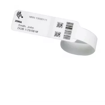 Zebra 10031289K apyrankė balta Ligoninės apyrankė