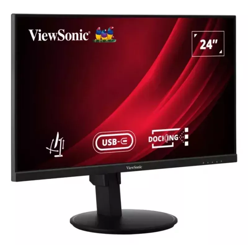 Viewsonic VG Series VG2409U-2 kompiuterio monitorius 60,5 cm (23,8 col.) 1920 x 1080 pikselių Full HD LED juodas
