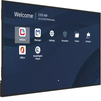 Profesionalus komercinis ekranas VIEWSONIC 75 colių 4K (3840×2160), LCD, 500 cd/m², Android 14, 24/7, VESA