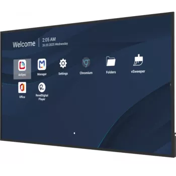 Profesionalus komercinis ekranas VIEWSONIC 75 colių 4K (3840×2160), LCD, 500 cd/m², Android 14, 24/7, VESA