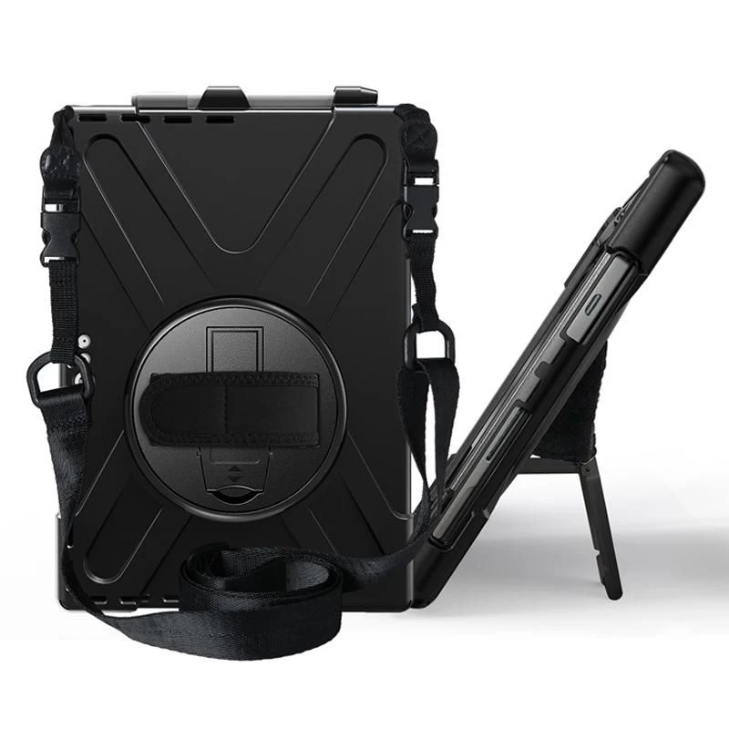 Cover eSTUFF AUSTIN Defender dėklas, skirtas Microsoft Surface Pro 7+/7/6/5/4, juodas