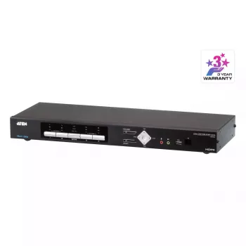 ATEN 4 prievadų USB HDMI kelių rodinių KVMP komutatorius
