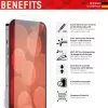 Displex ekrano apsauga (10H), skirta Apple iPhone XR/11, Eco montavimo rėmelis, grūdintas stiklas, atspari įbrėžimams apsauginė plėvelė, draugiška dėklui