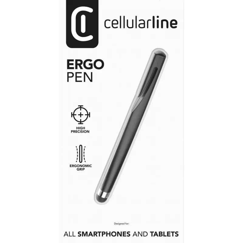 Cellularline Ergo Pen – universalus jutiklinio ekrano rašiklis su ergonomine rankena