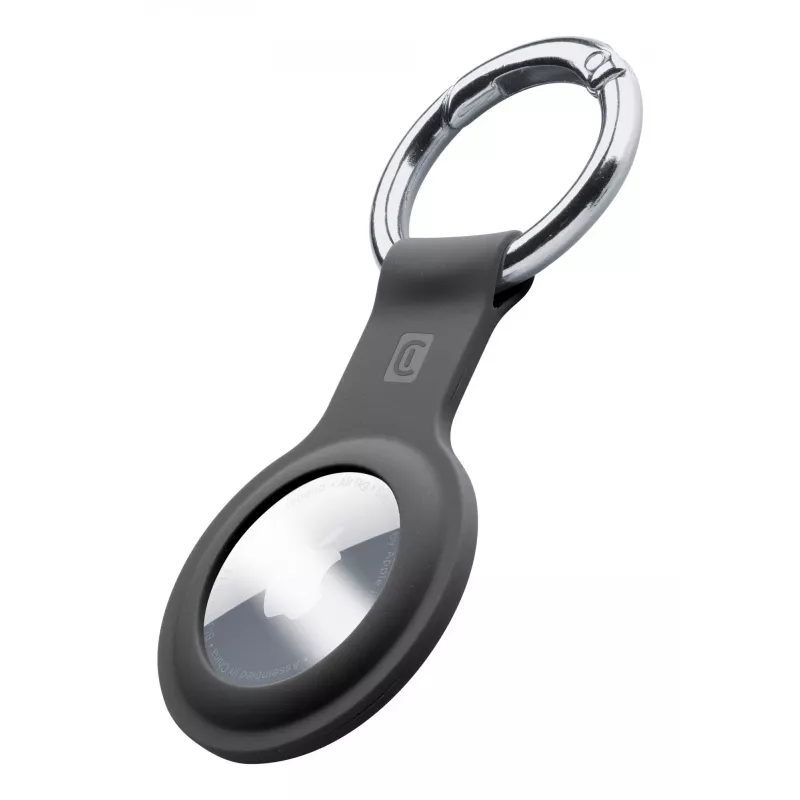 Cellularline Key Ring - AirTag silikoninis dėklas su kabliuku, skirtas AirTag