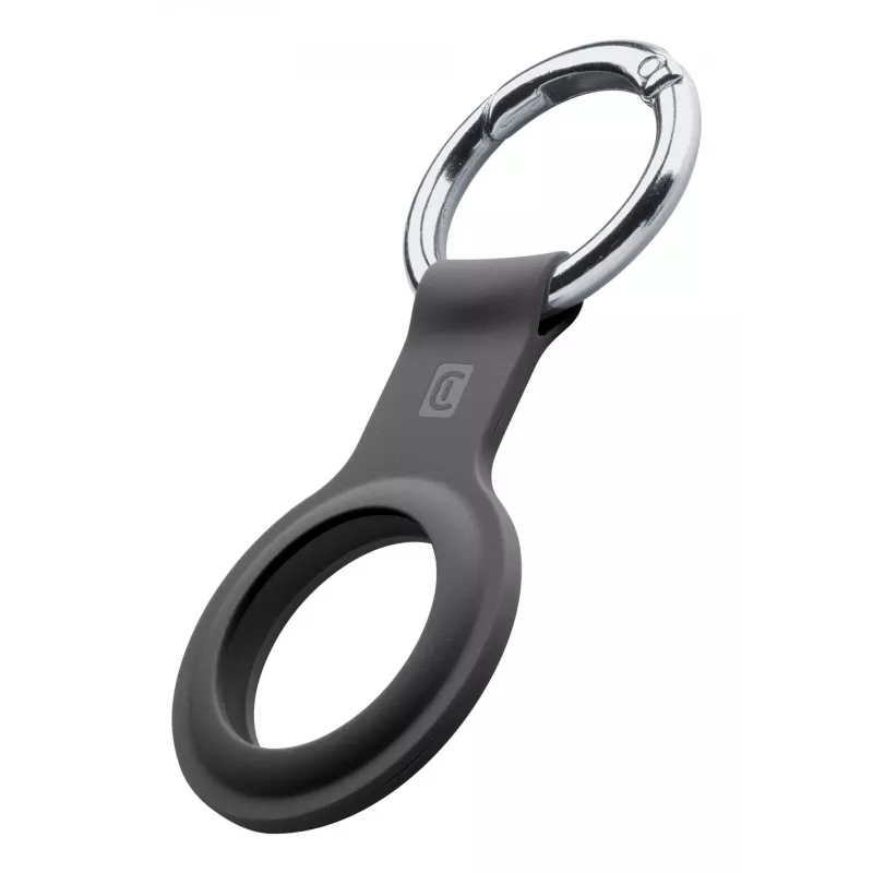 Cellularline Key Ring - AirTag silikoninis dėklas su kabliuku, skirtas AirTag