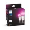 Philips Hue White and colour ambience A60 – E27 išmanioji lemputė – 1100 (2 vnt. pakuotė)