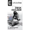 Cellularline stalinis laikiklis - universalus išmaniesiems telefonams ir planšetėms sulankstomas stalo stovas išmaniesiems telefonams ir planšetėms