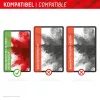 “Displex” planšetės stiklas (9H), skirtas “Samsung Galaxy Tab S7/S8/S9/S9 FE/S10 FE/S10 Lite”, su ekologišku montavimo rėmeliu, nedūžtantis