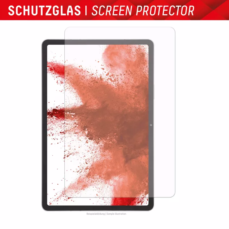 “Displex” planšetės stiklas (9H), skirtas “Samsung Galaxy Tab S7/S8/S9/S9 FE/S10 FE/S10 Lite”, su ekologišku montavimo rėmeliu, nedūžtantis