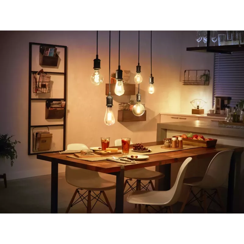Philips Hue A60 – E27 išmanioji lemputė, Išmanioji lemputė, Bluetooth/Zigbee, Balta, LED, E27, A60