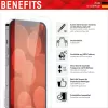Displex Smart Glass (9H) Apple iPhone 6/7/8/SE (2020/2022), tvirtinimo lipdukas, nedūžtantis, itin plonas, nematomas