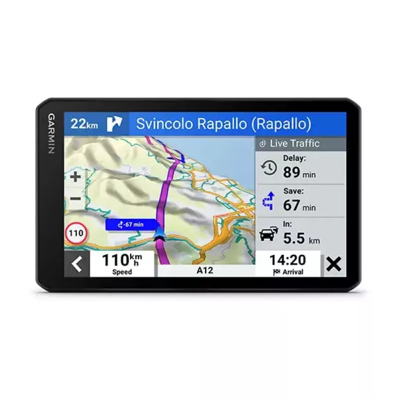 Garmin DriveCam 76 navigatorius Rankinis / Stacionarus 17,6 cm TFT jutiklinis ekranas