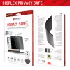 Displex PRIVACY SAFE magnetinis dvipusis privatumo filtras, skirtas MacBook Pro 14,2 colio, atsparus dulkėms ir įbrėžimams