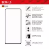 Displex pilno dangos ekrano apsauginis stiklas (10H), skirtas „Samsung Galaxy A54 5G“, su EASY-ON® Eco montavimo rėmeliu