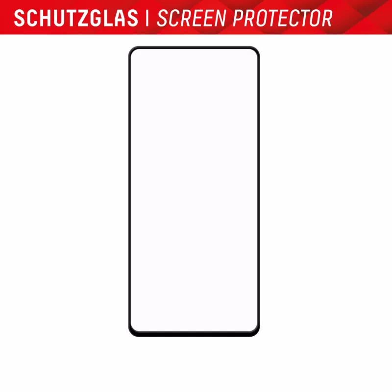 Displex pilno dangos ekrano apsauginis stiklas (10H), skirtas „Samsung Galaxy A54 5G“, su EASY-ON® Eco montavimo rėmeliu