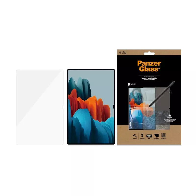 PanzerGlass ® Ekrano apsauga Samsung Galaxy Tab S8 Ultra | S9 Ultra | Itin platus pritaikymas