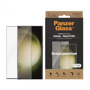 PanzerGlass ® Ekrano apsauga Samsung Galaxy S23 Ultra | Itin platus pritaikymas