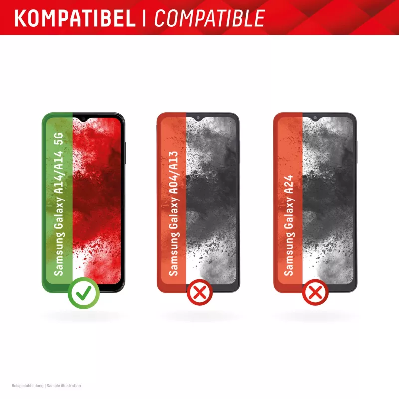 Displex Smart Glass (9H) Samsung Galaxy A34 5G, tvirtinimo lipdukas, nedūžtantis, itin plonas, nematomas