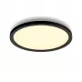 Philips Hue White ambience Aurelle apvalus skydelis, išmanusis lubų šviestuvas, Bluetooth/Zigbee, juoda, LED, nekeičiama (-os) lemputė (-ės), 2200 K